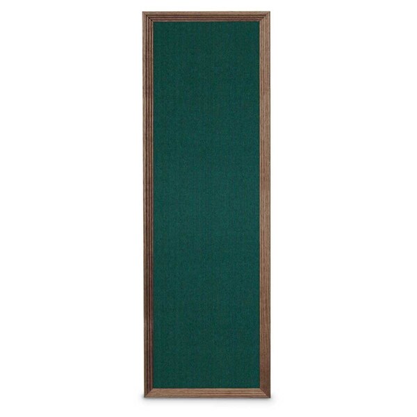 Slim Style Indoor Enclosed Corkboard, 24", UVRDS23SBH-SATIN-COBACC